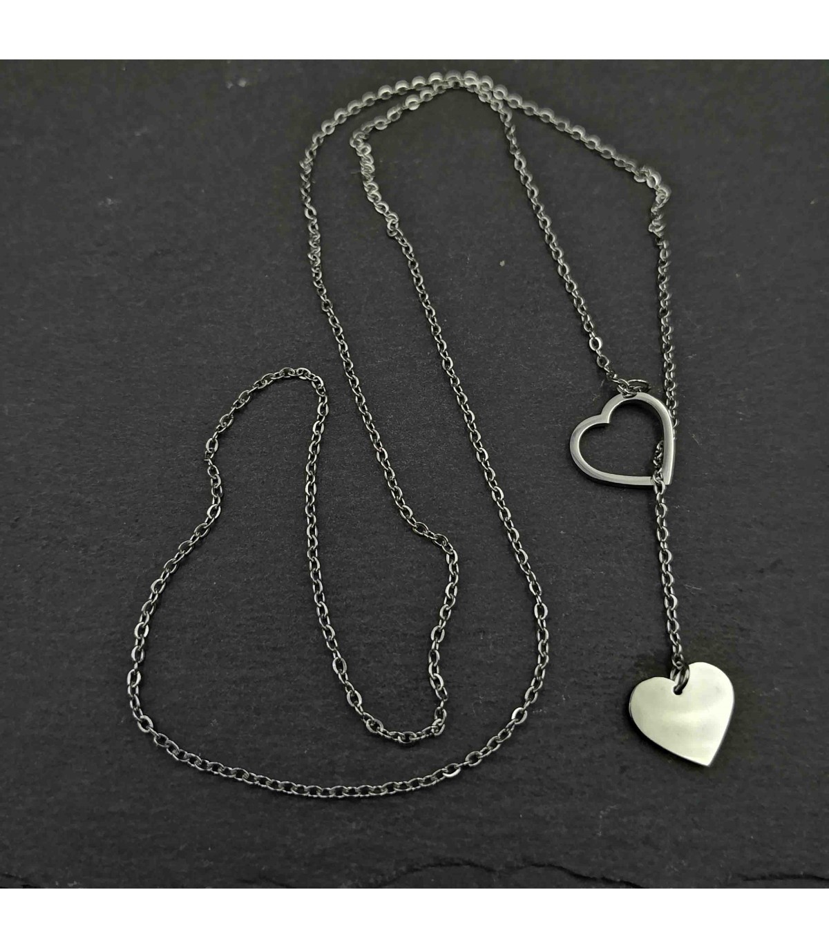 Petit Moments - Collier Avec Pendentif Cœur - Argenté