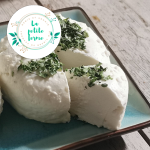 Fromages frais bio a la ciboulette