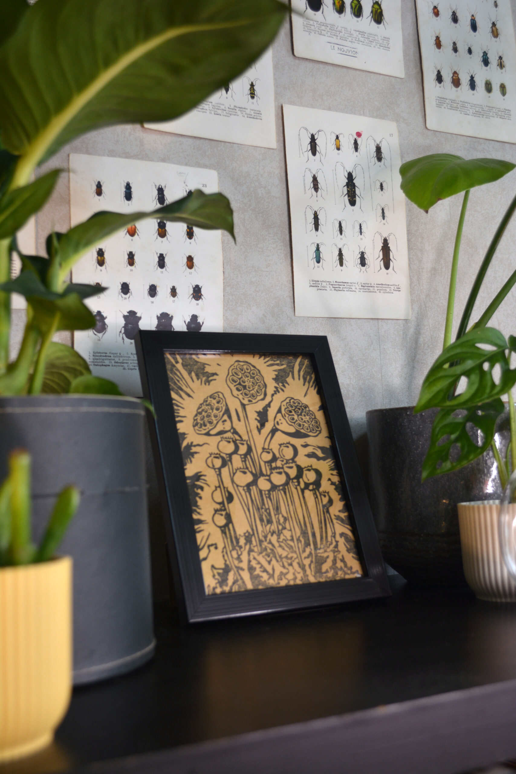 Linogravure ‘Plant’ – Image 2