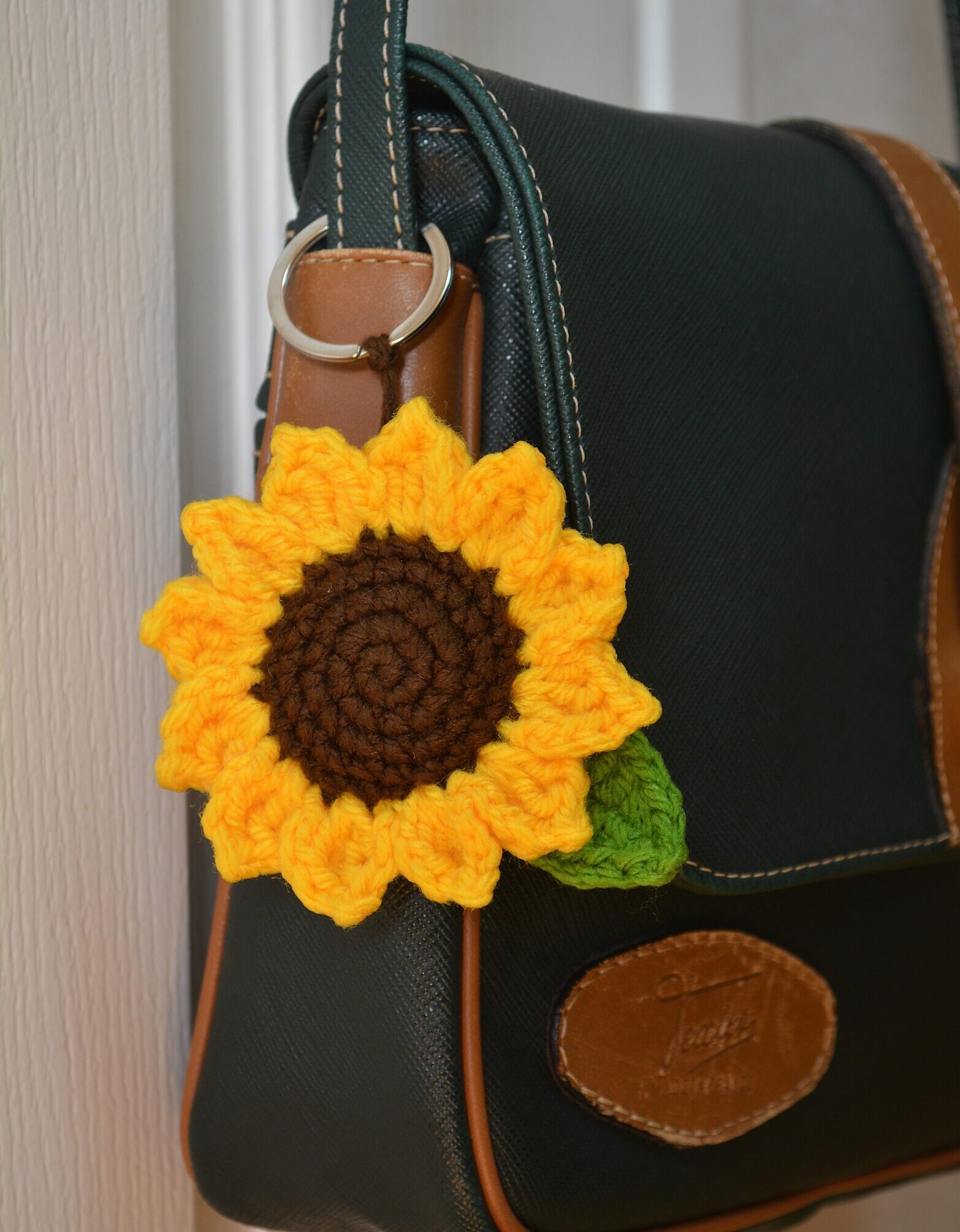 Porte-clé tournesol