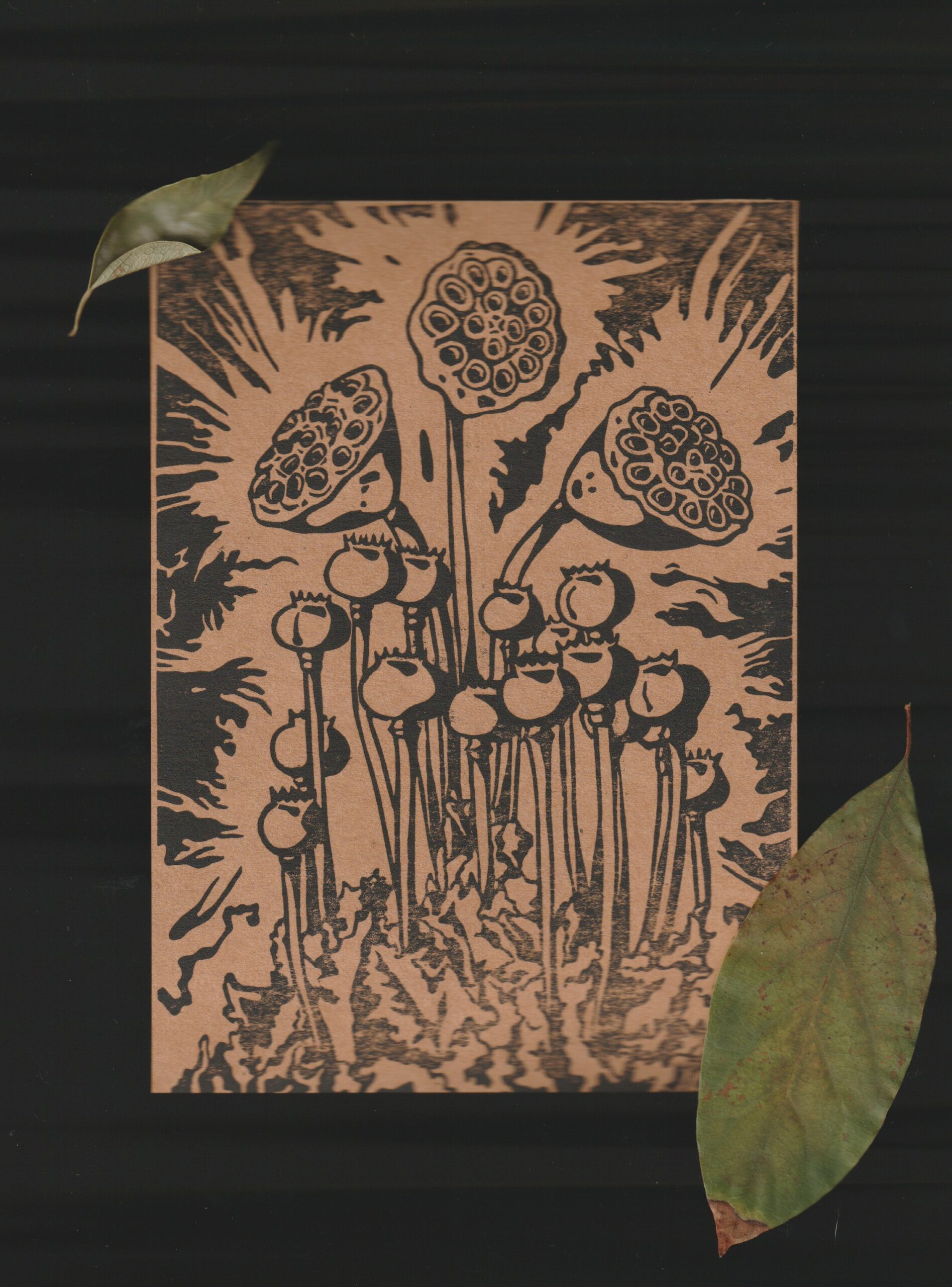 Linogravure ‘Plant’