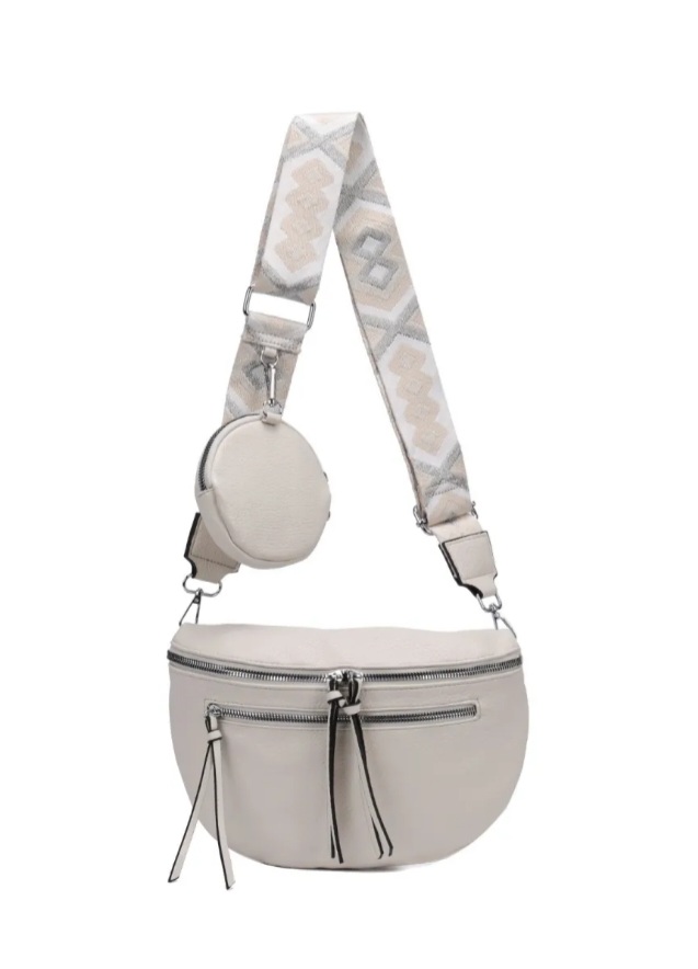 sac Banane blanc cassé