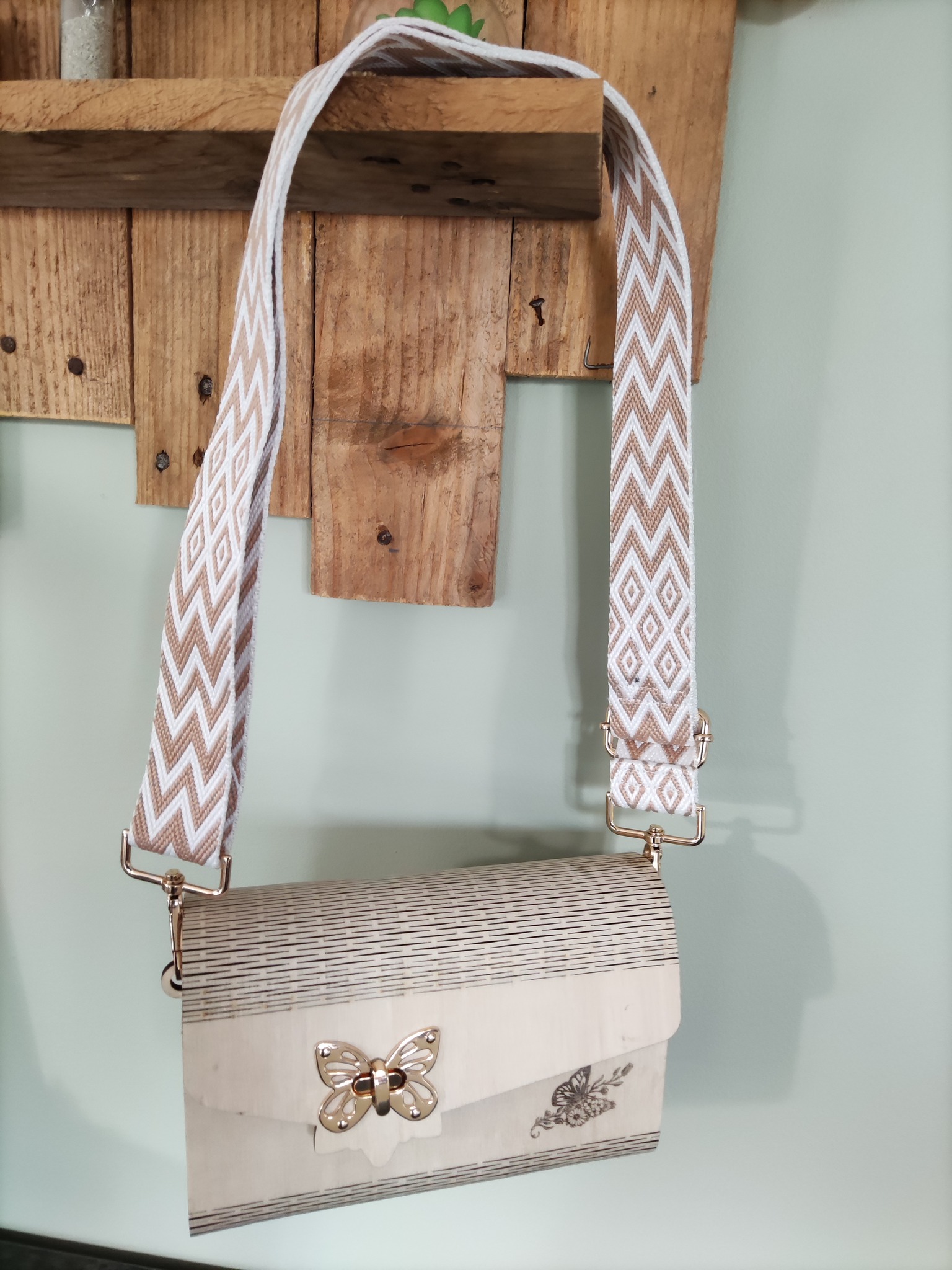 Sac en bois « L’Écrin Chrysalide »