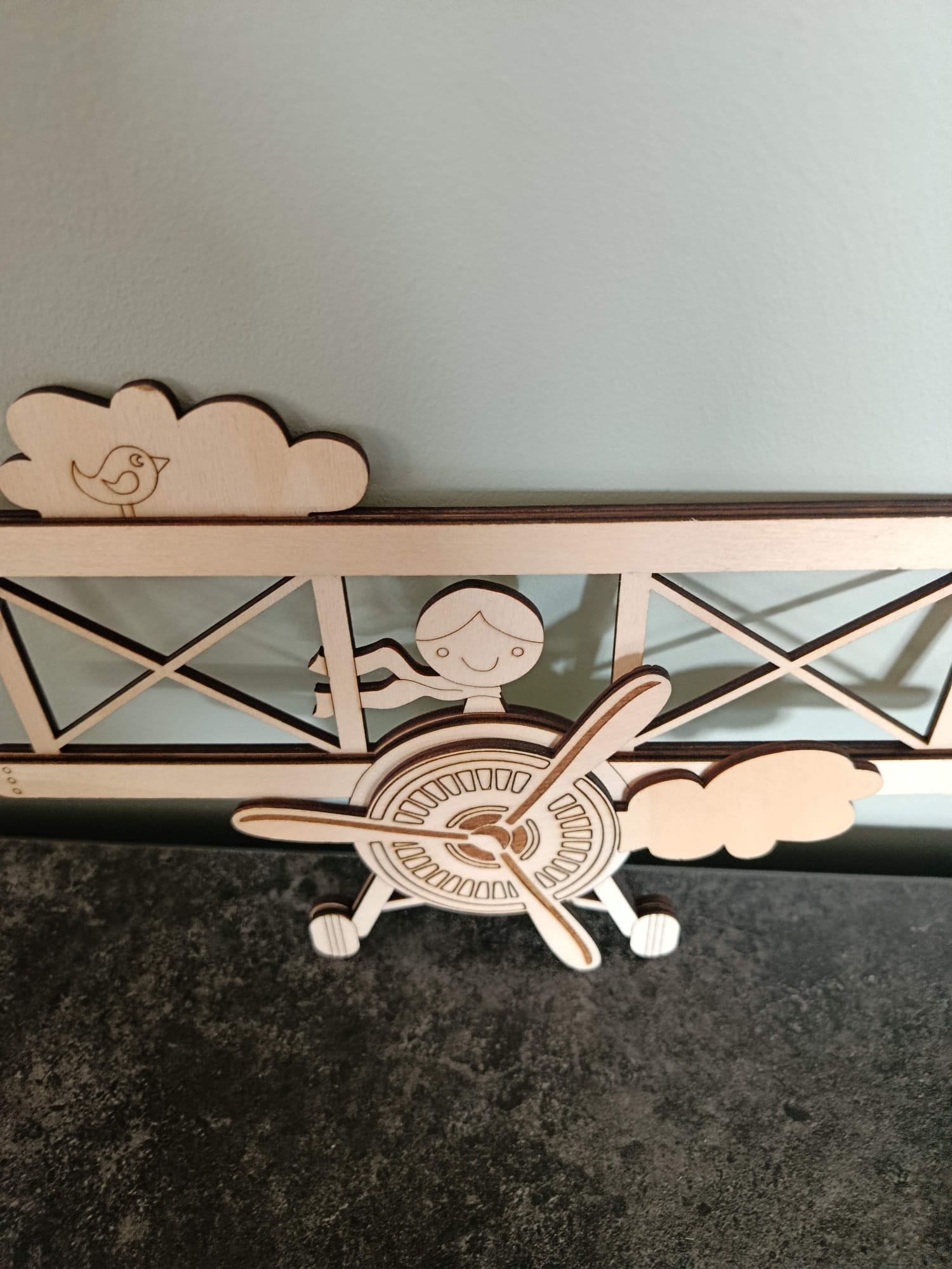 Plaque de Porte / Entrée de Chambre « Aviation » Personnalisable – Image 2