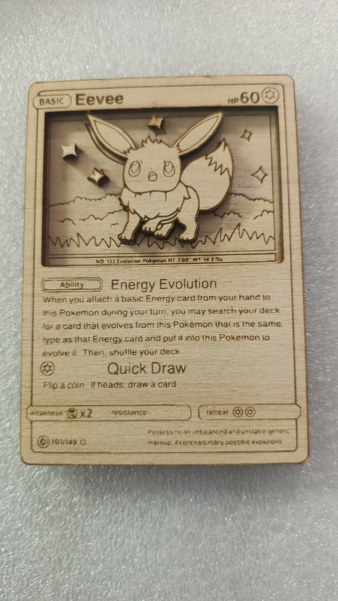 Cartes Pokémon en Bois Sculpté 3D – Image 9