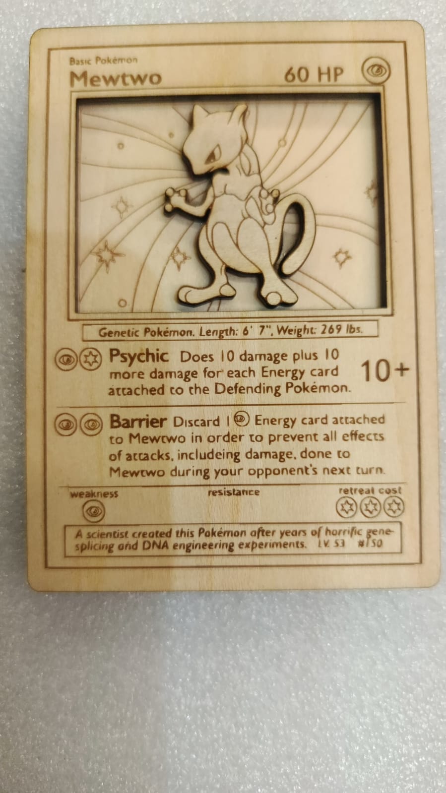 Cartes Pokémon en Bois Sculpté 3D – Image 3